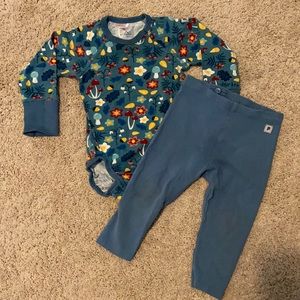 Polarn O. Pyret onesie and pant set.